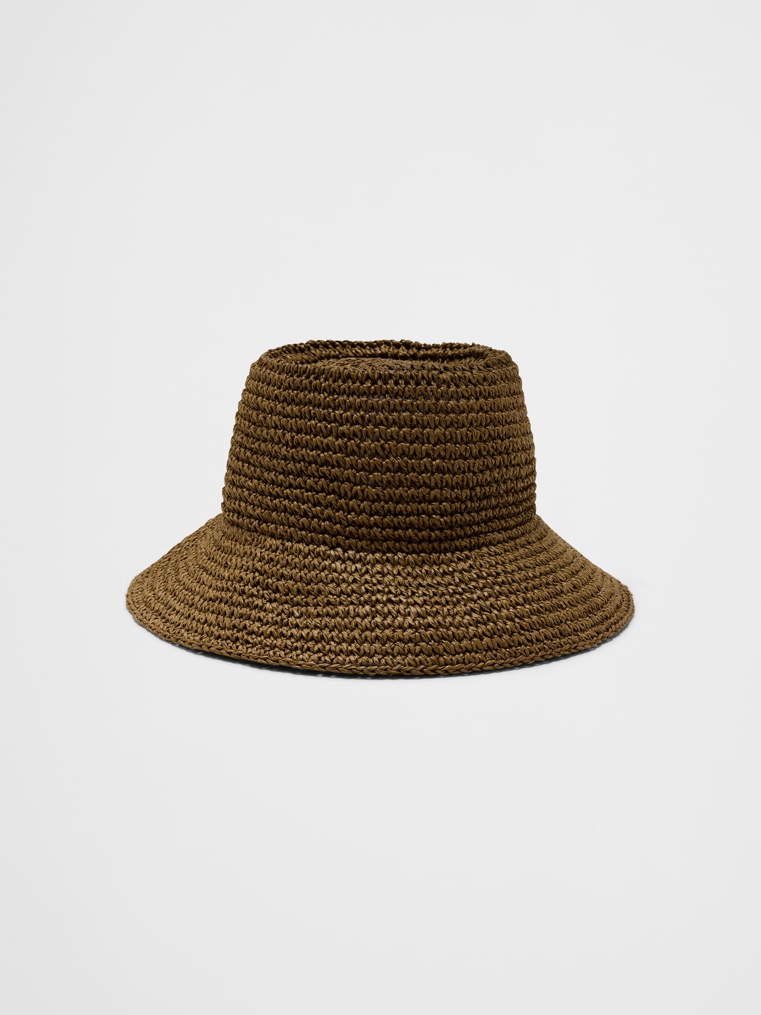 Image number 1 showing, Straw Bucket Hat