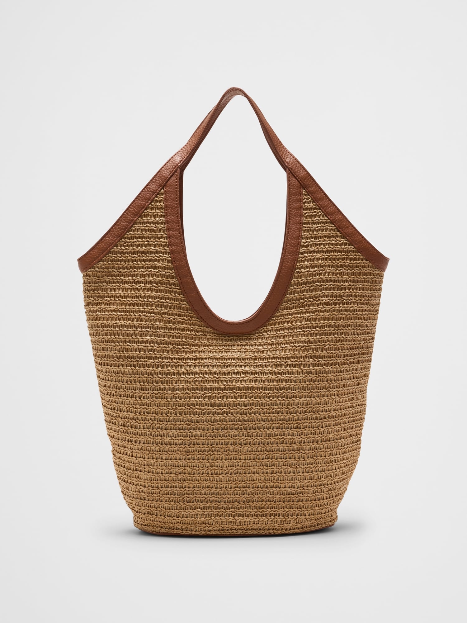 Image number 3 showing, Straw Hobo Tote