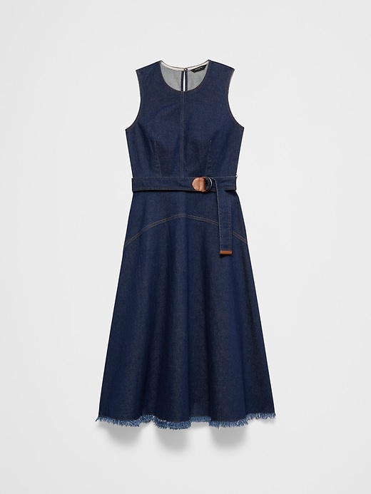 Denim Belted Midi Dress | Banana Republic Factory Denim Belted Midi Dress | Banana Republic Factory