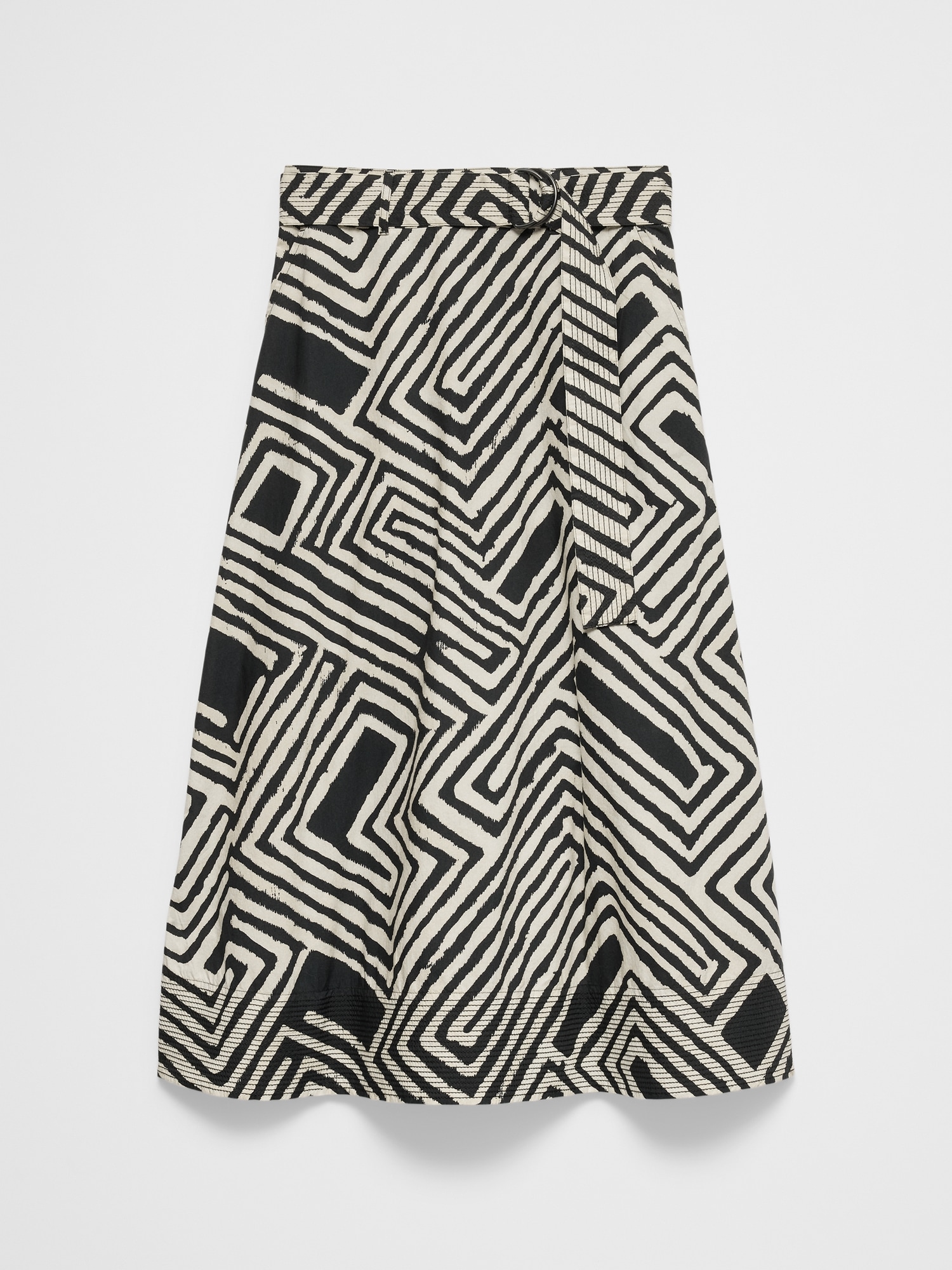 Image number 4 showing, Trapunto Circle-Cut Midi Skirt