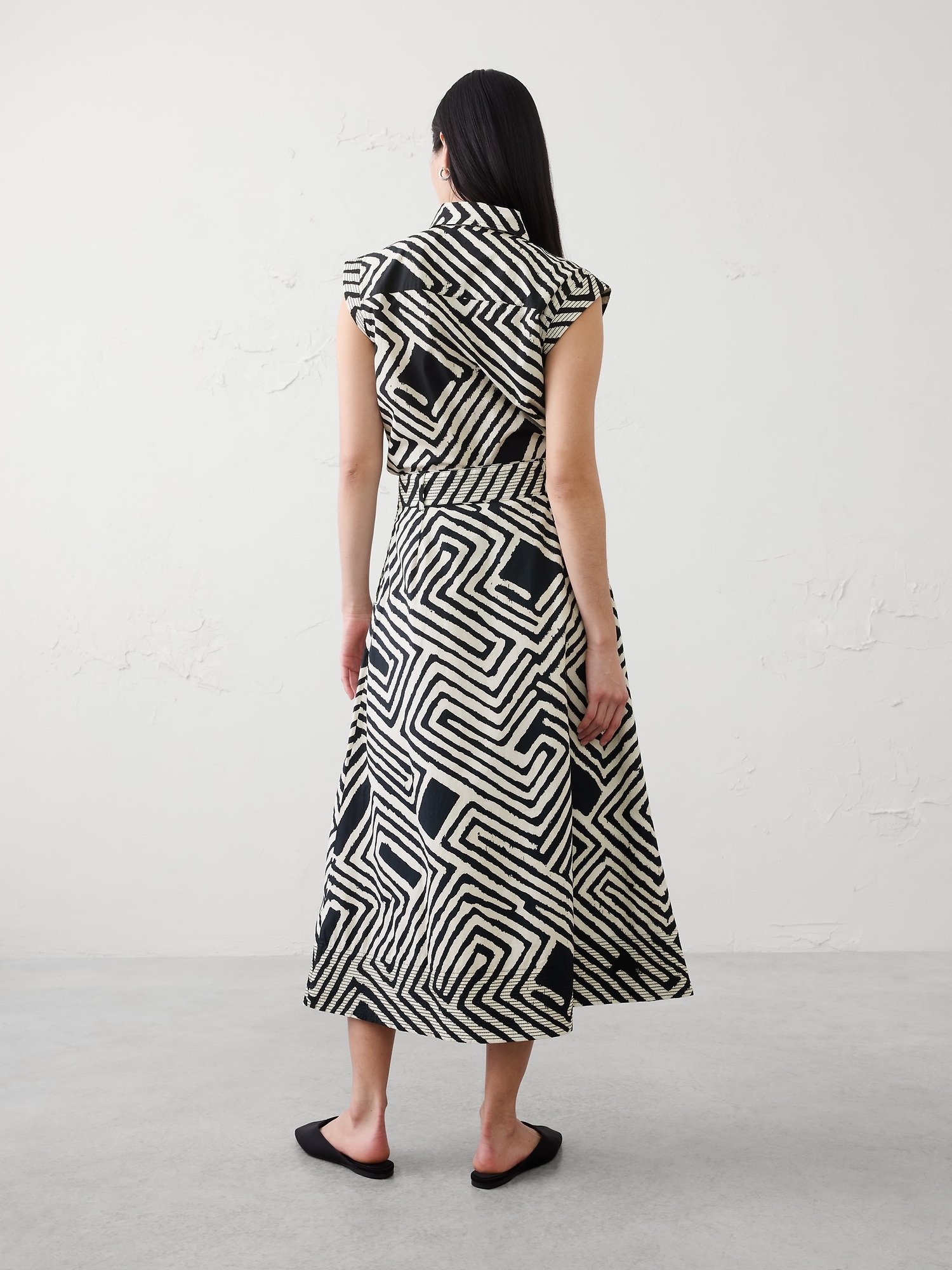 Image number 2 showing, Trapunto Circle-Cut Midi Skirt