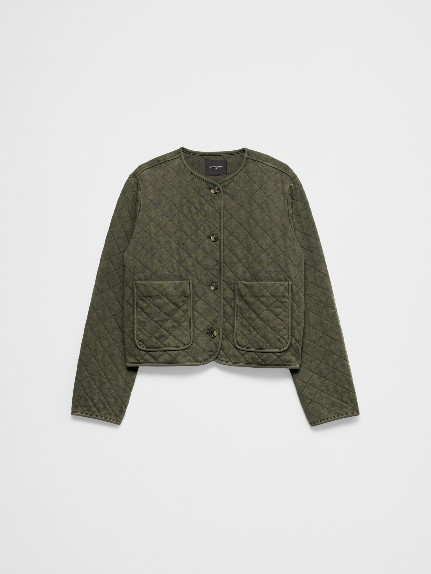 Image number 7 showing, Quilted Knit Jacket