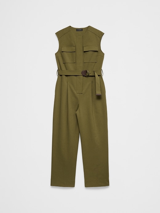 Utility Sateen Jumpsuit | Banana Republic Factory