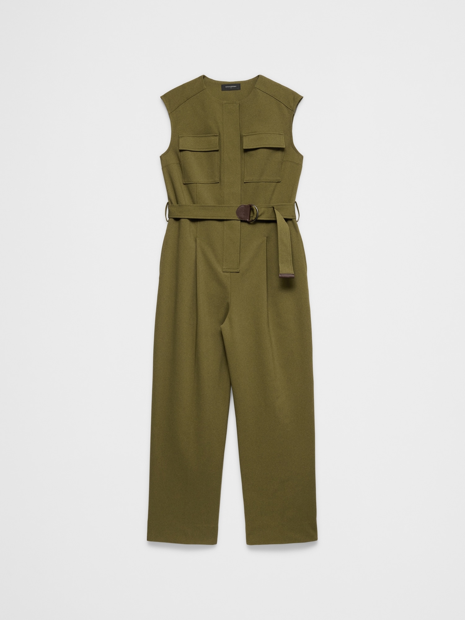 Image number 4 showing, Utility Sateen Jumpsuit