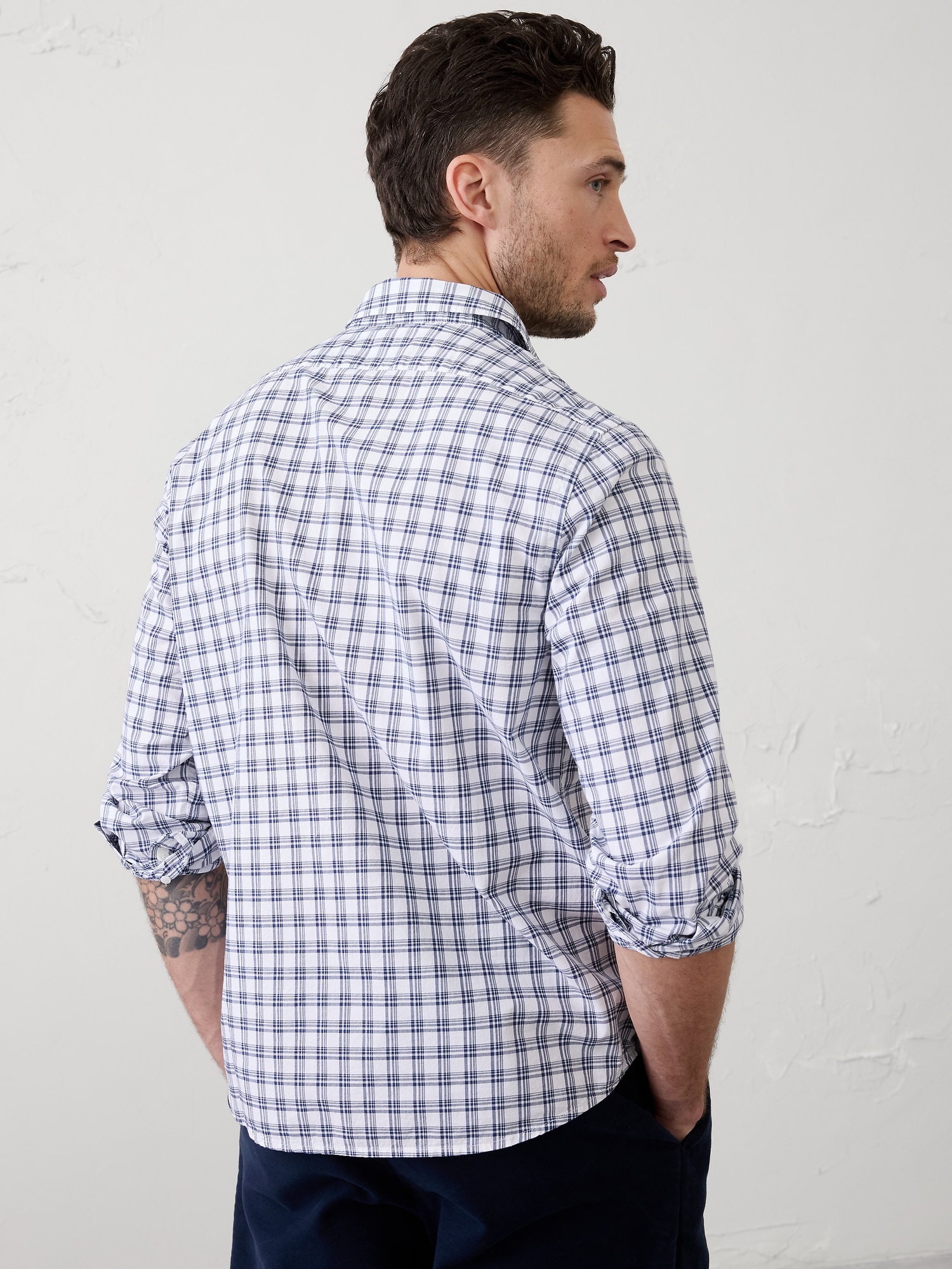 Image number 2 showing, Slim-Fit Softwash Cotton Shirt