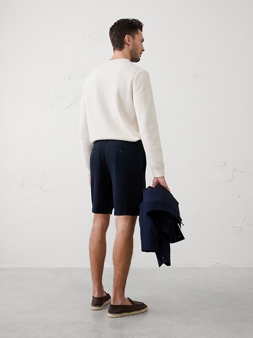 Image number 2 showing, Slim-Fit 7" Linen-Blend Short