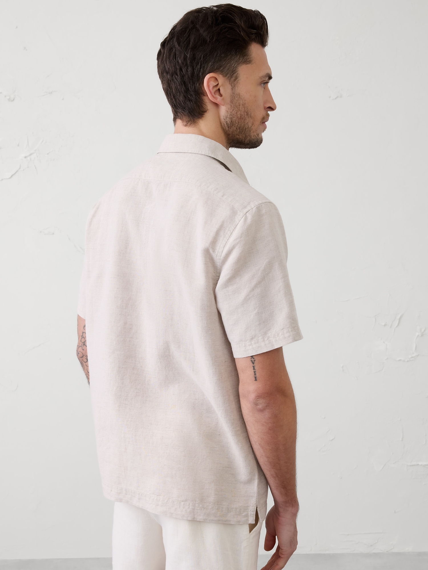 Image number 2 showing, Standard-Fit Linen-Blend Shirt