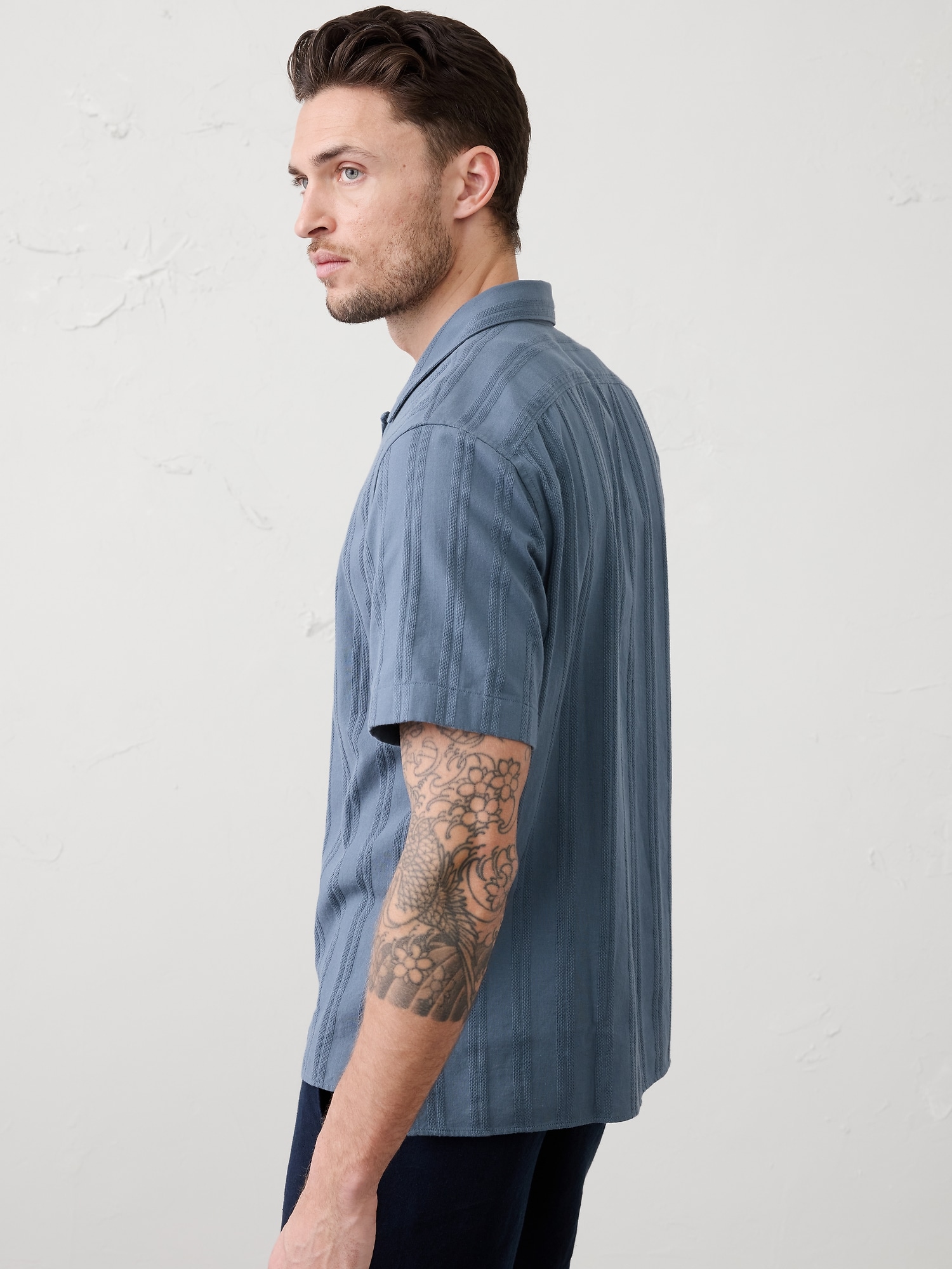 Image number 2 showing, Standard-Fit Textured Resort Shirt