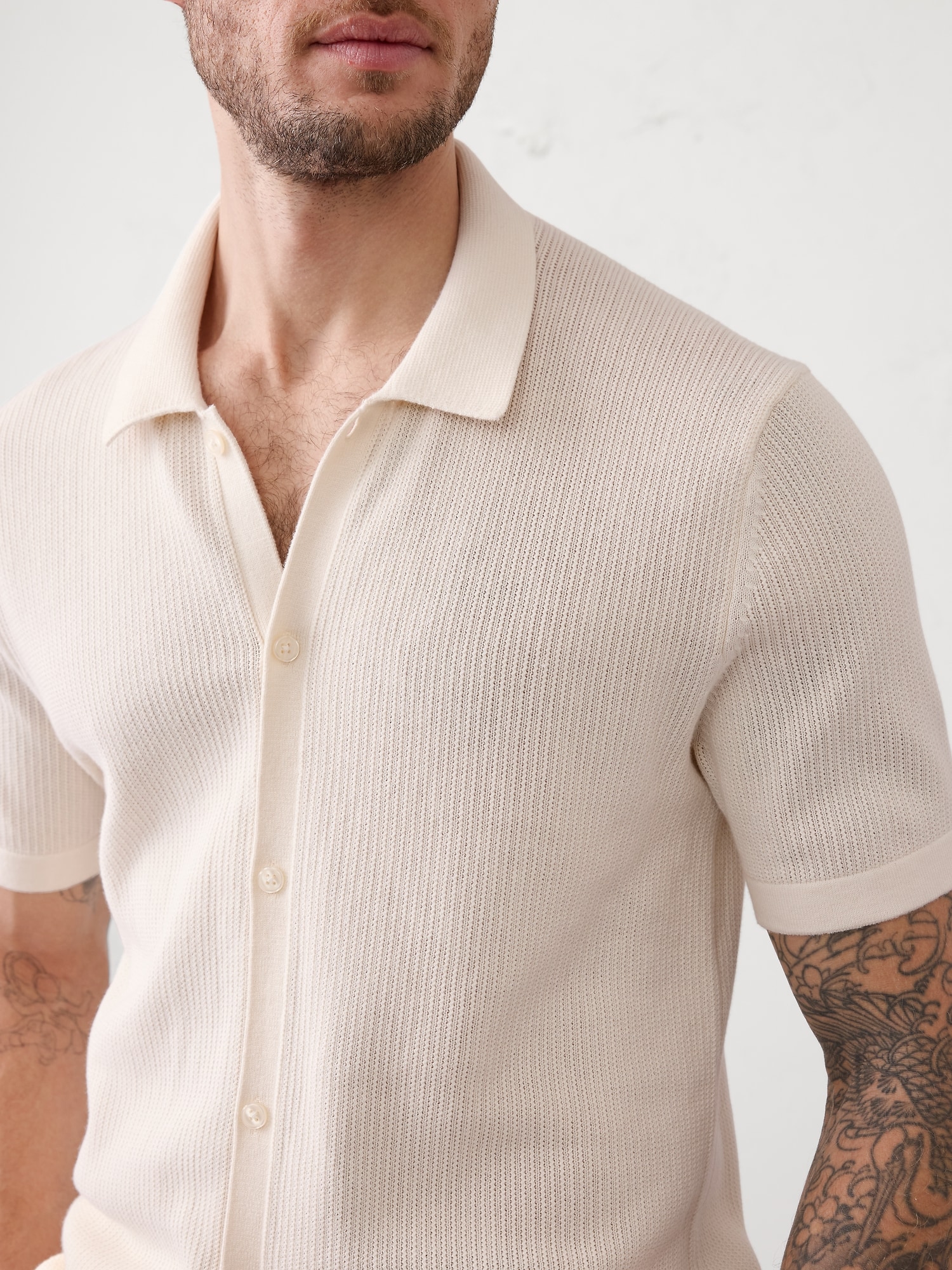 Image number 3 showing, Button-Down Polo Sweater