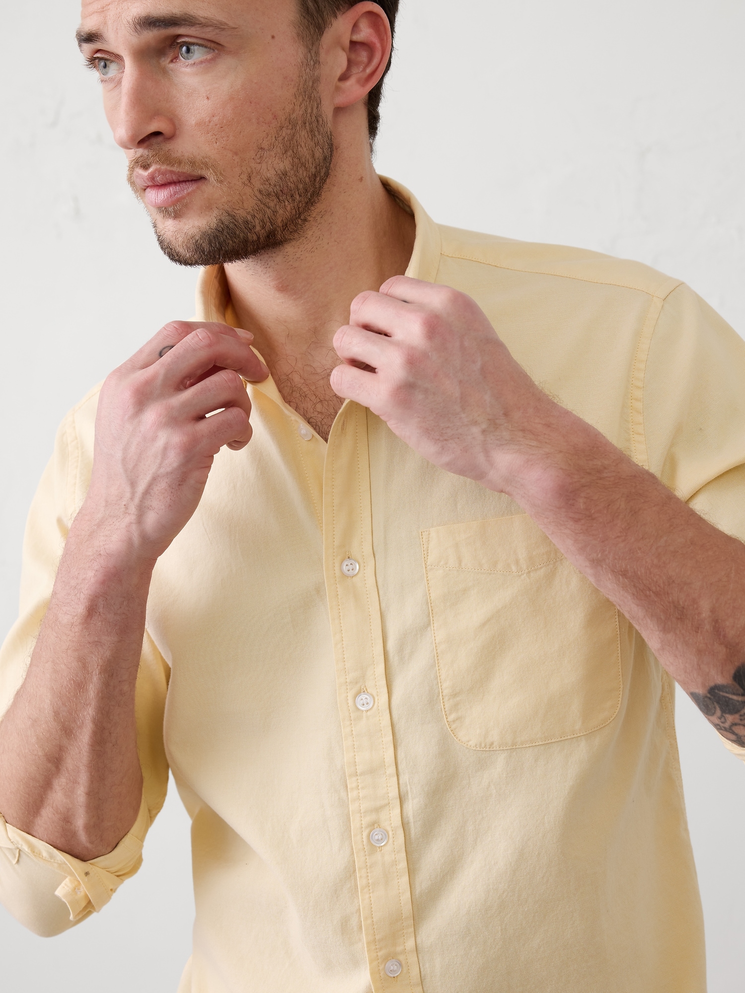 Image number 3 showing, Slim-Fit Oxford Shirt