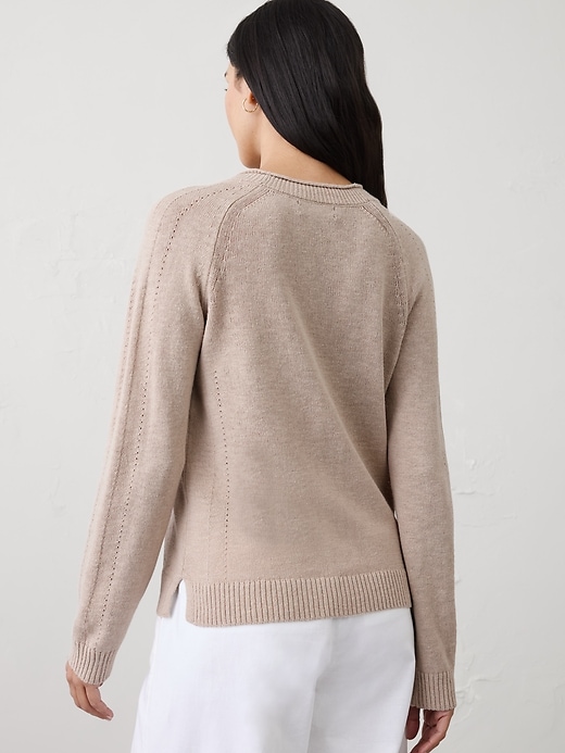 Ramie-Cotton V-Neck Cardigan Sweater | Banana Republic Factory