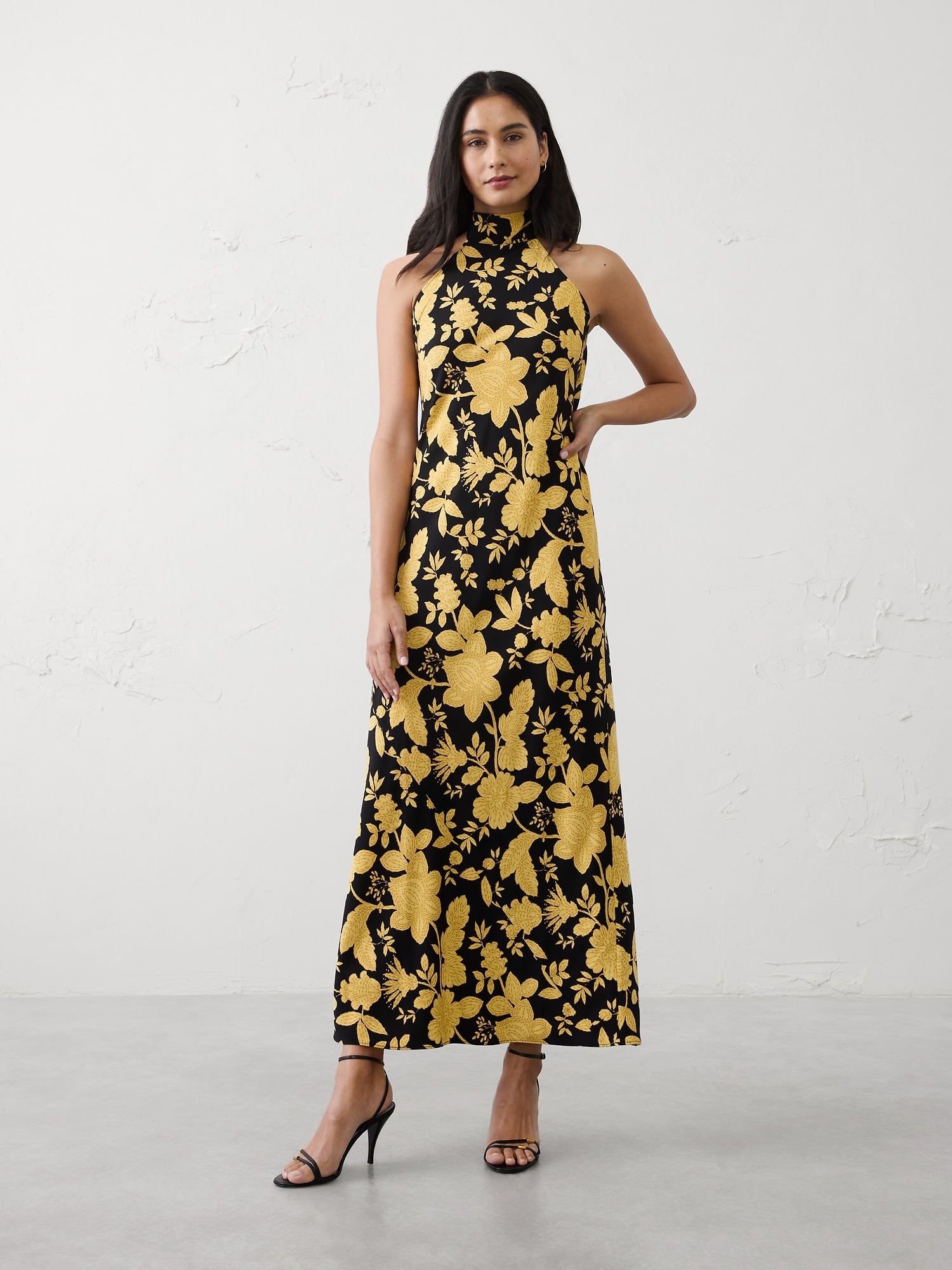 Image number 6 showing, Halter Open-Back Maxi Dress