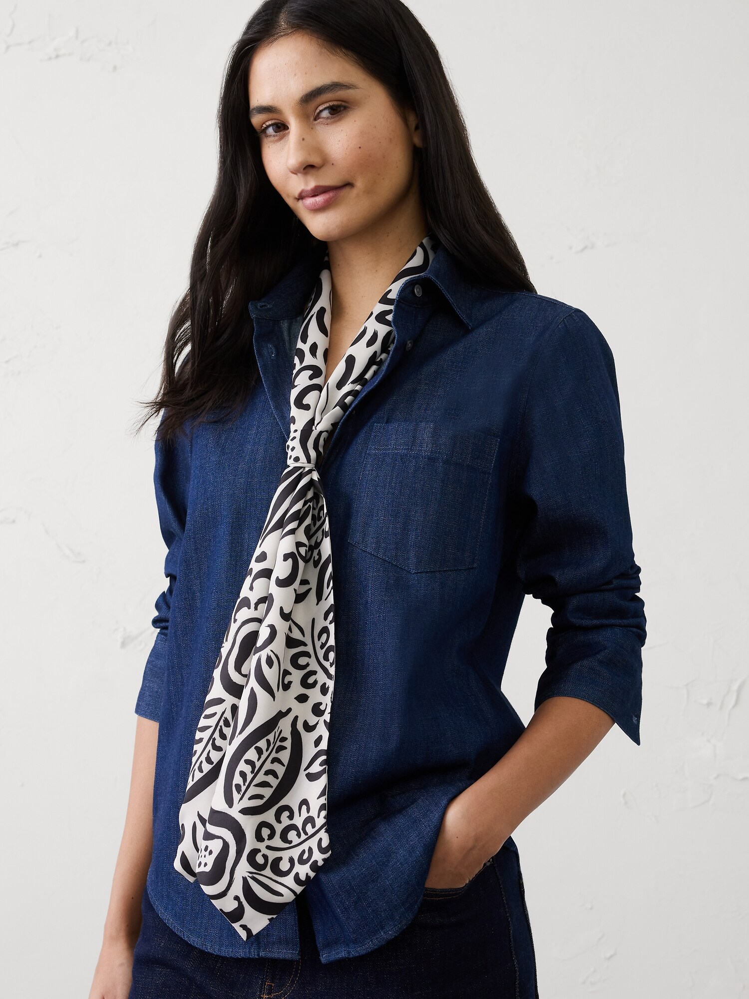 Image number 2 showing, Skinny Scarf