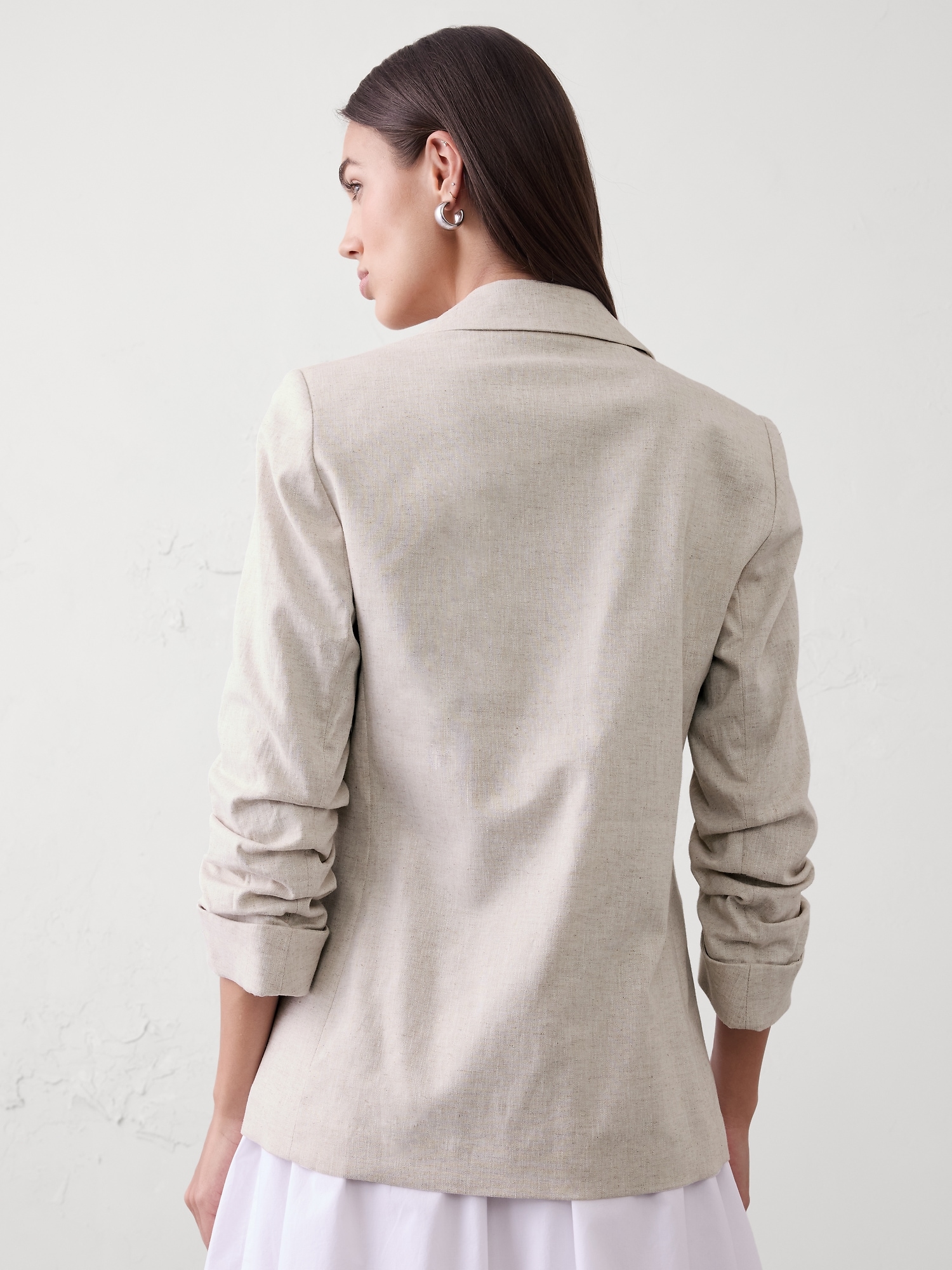 Image number 8 showing, Linen-Blend Hayden Blazer