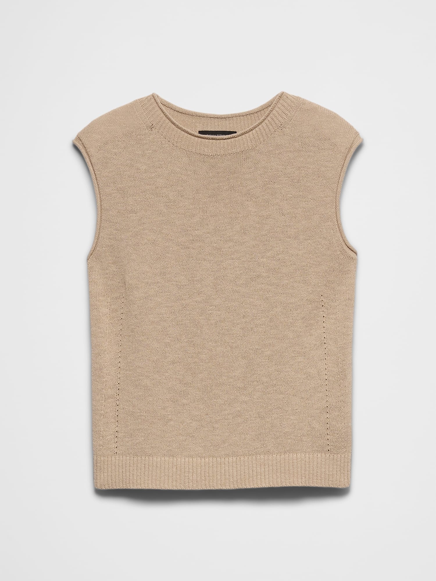 Image number 4 showing, Ramie-Cotton Sweater Tank