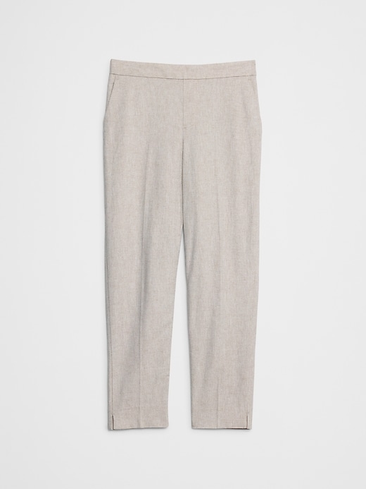 Tapered High-Rise Linen-Blend Pant | Banana Republic Factory
