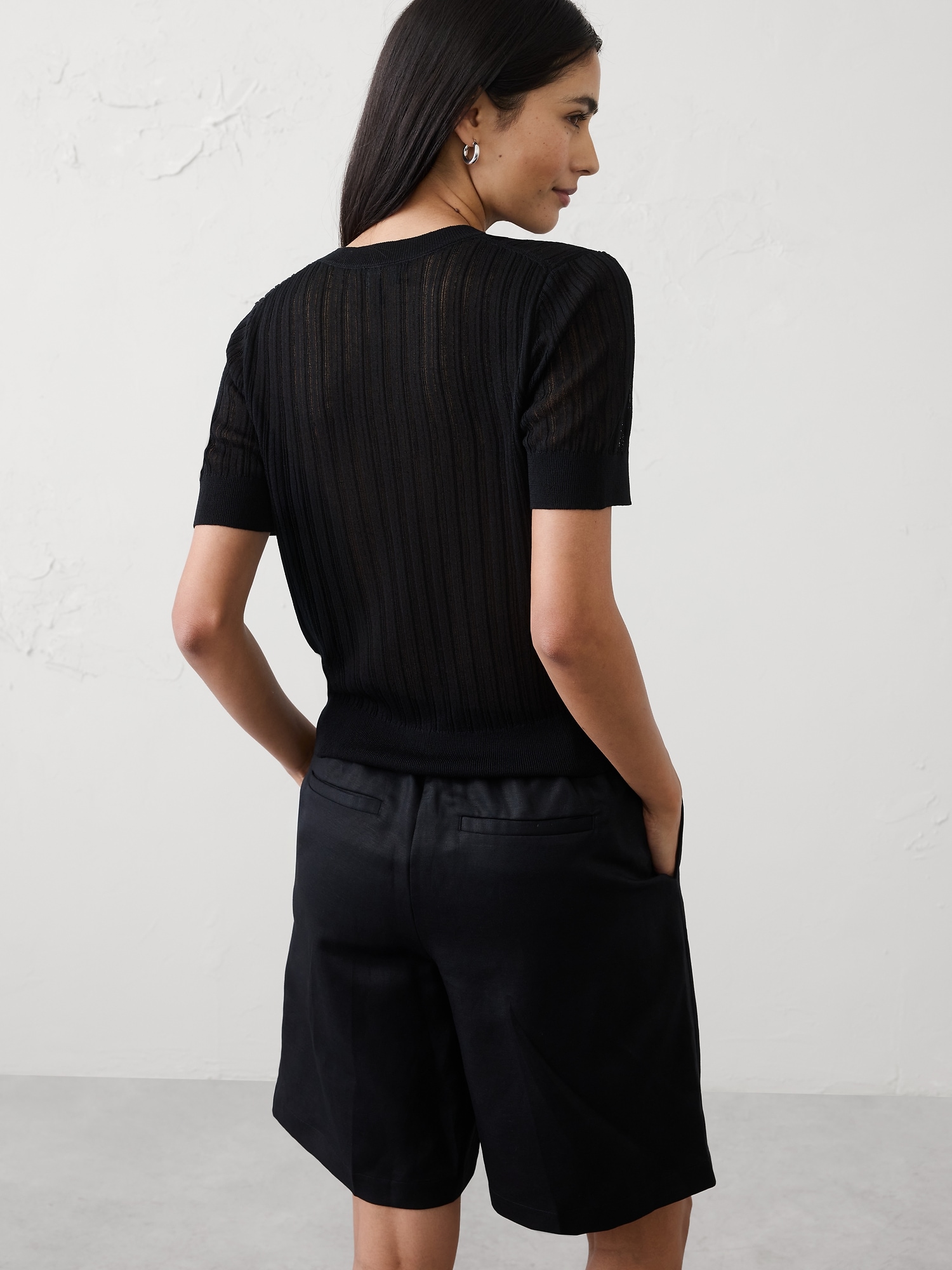 Image number 2 showing, Sheer Sweater T‑Shirt