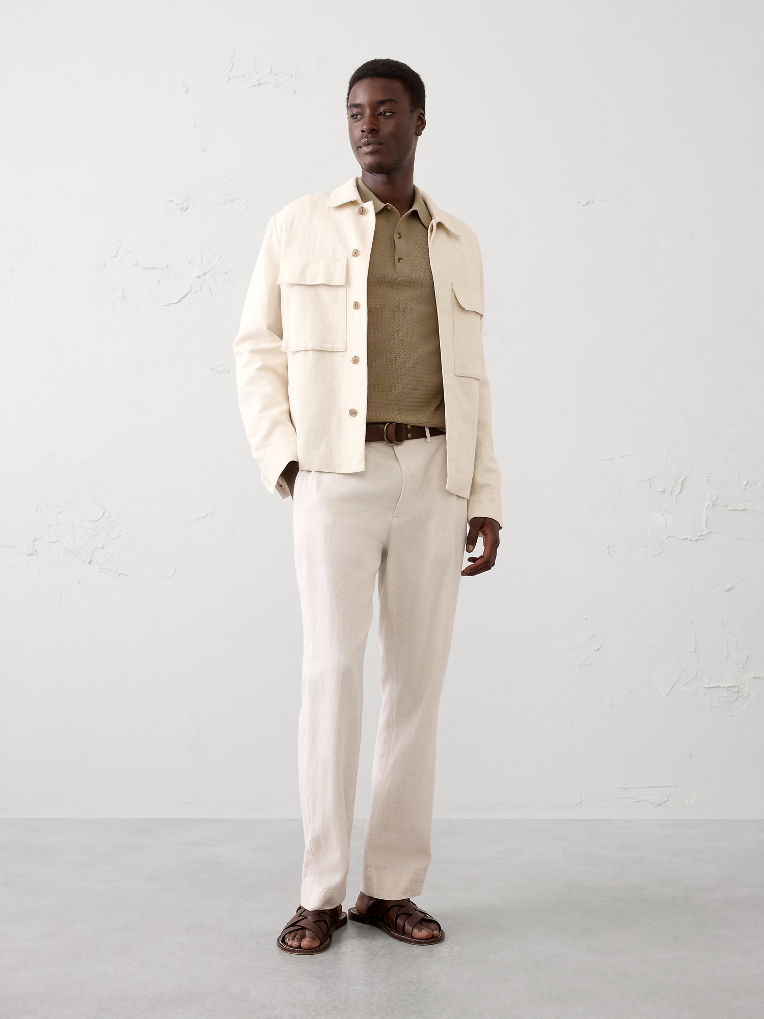 Image number 3 showing, Refined Textured Polo Sweater