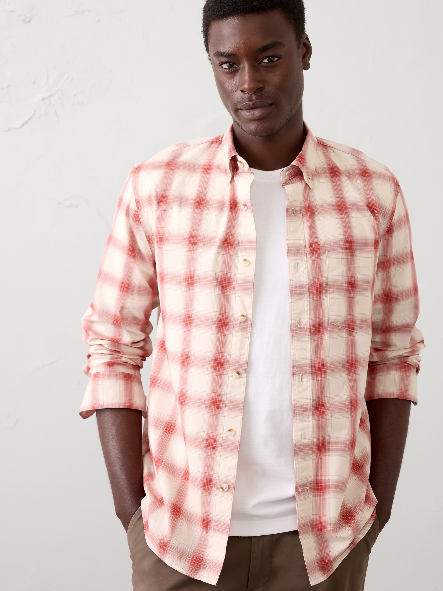 Slim-Fit Softwash Cotton Shirt