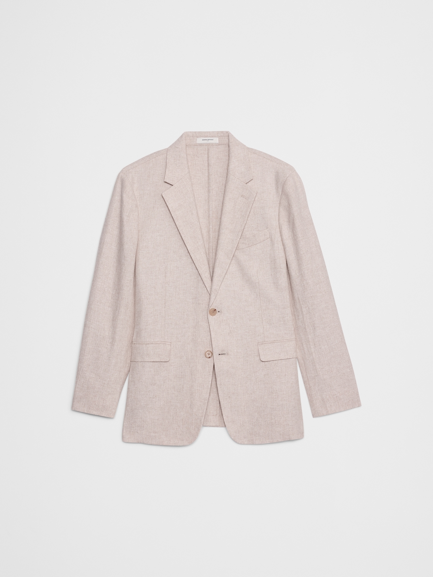 Image number 4 showing, Tailored-Fit Linen-Blend Suit Jacket
