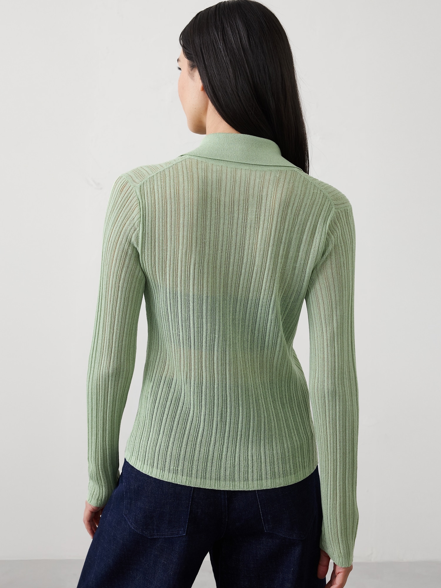 Image number 2 showing, Sheer Cardigan Sweater