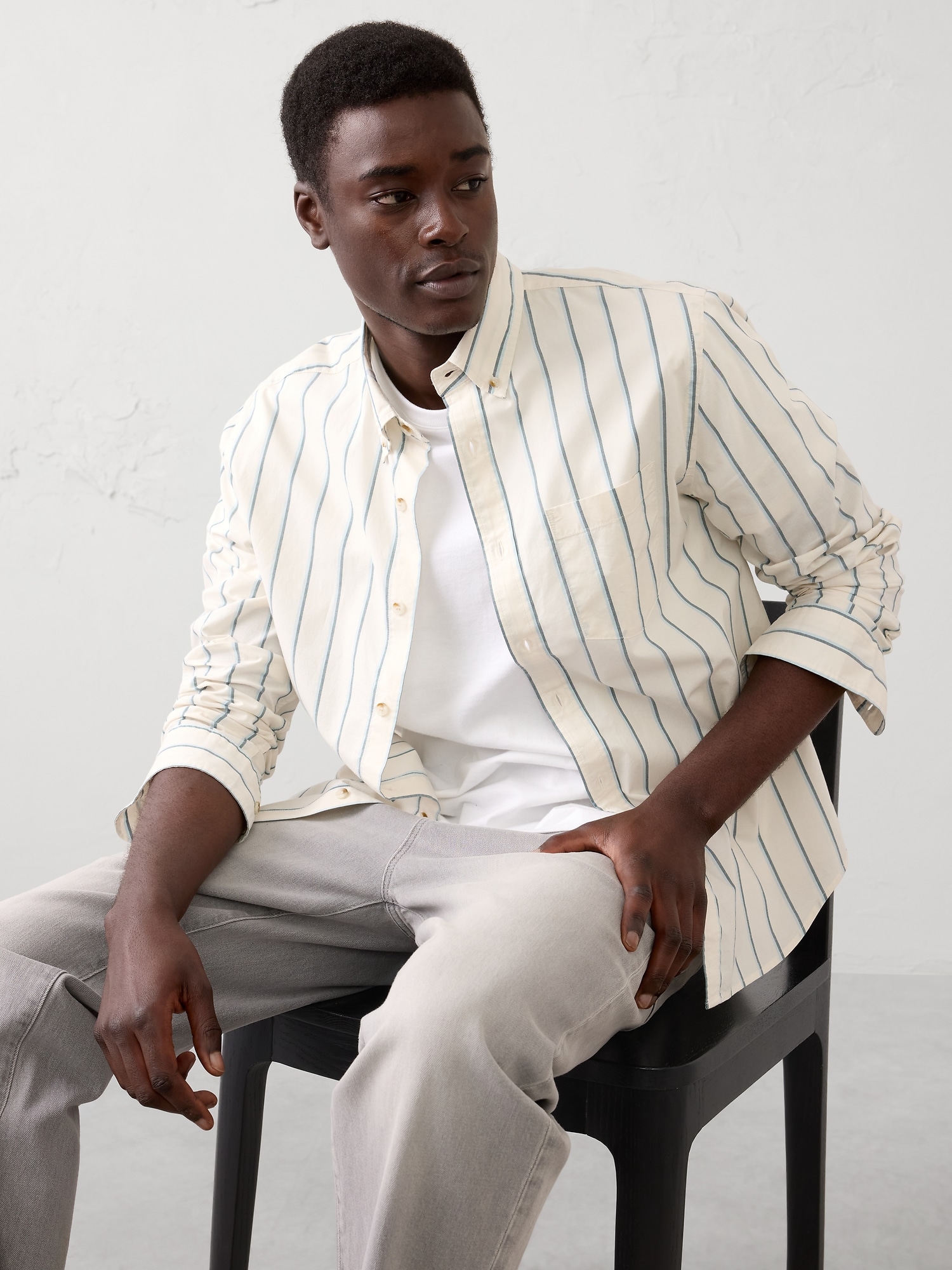 Slim-Fit Softwash Cotton Shirt