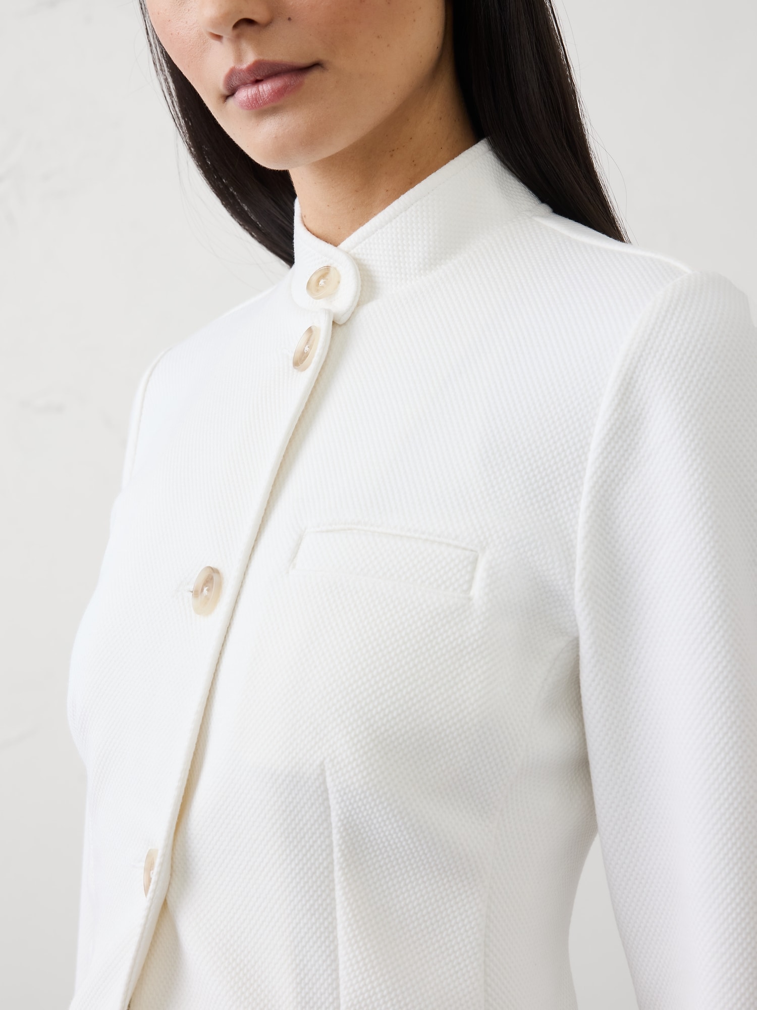 Image number 3 showing, Knit Pique Blazer