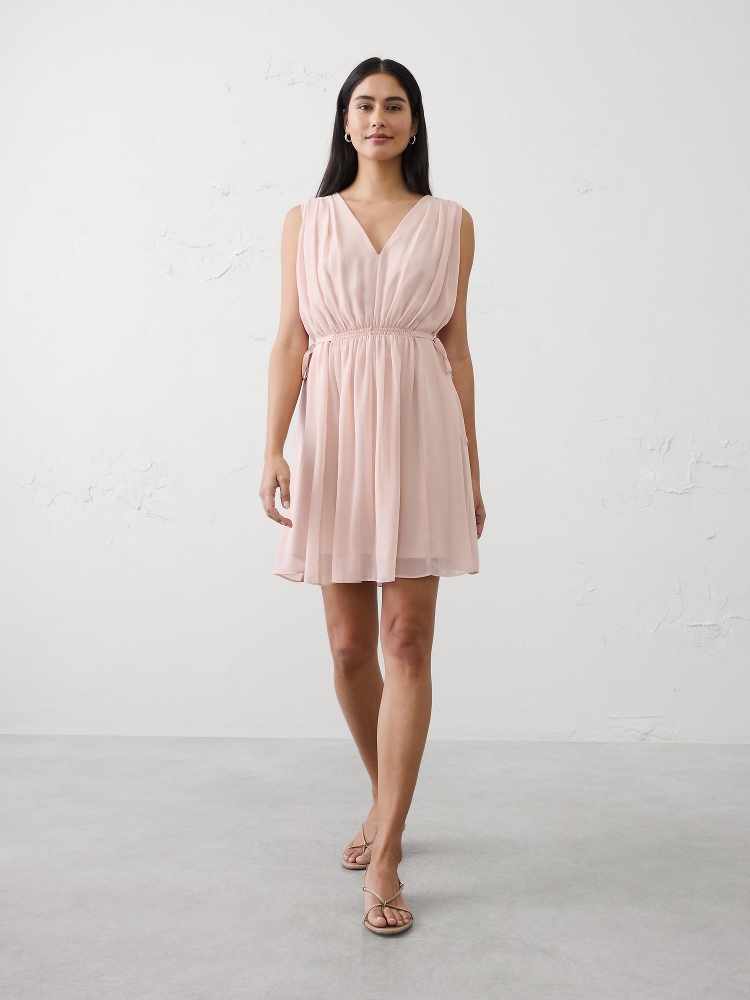 Image number 1 showing, Side-Tie Mini Dress