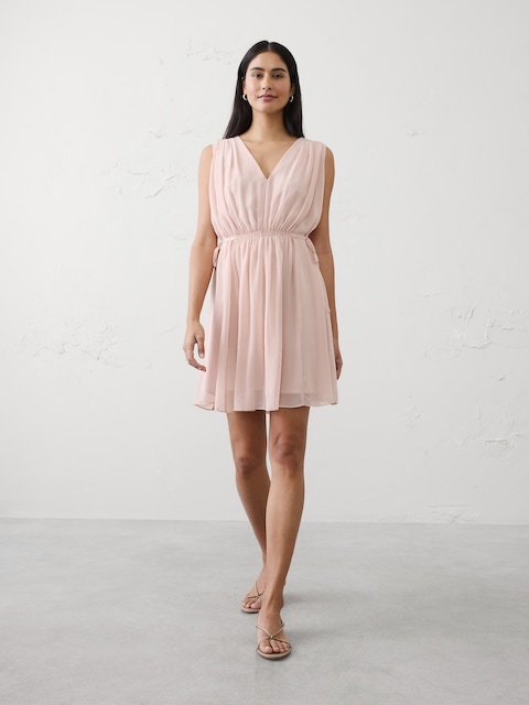 Side-Tie Mini Dress