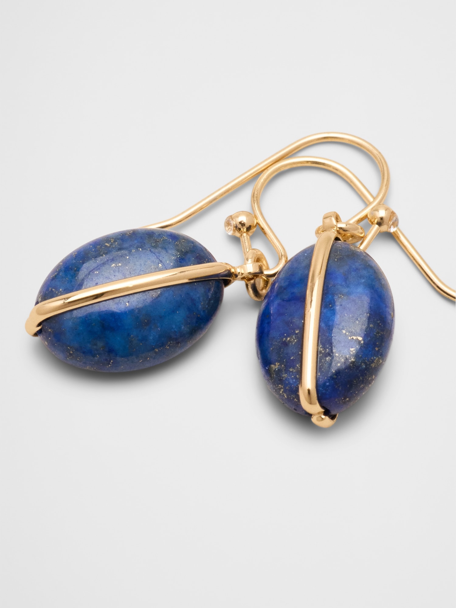 Image number 2 showing, Lapis Bar Drop Earrings