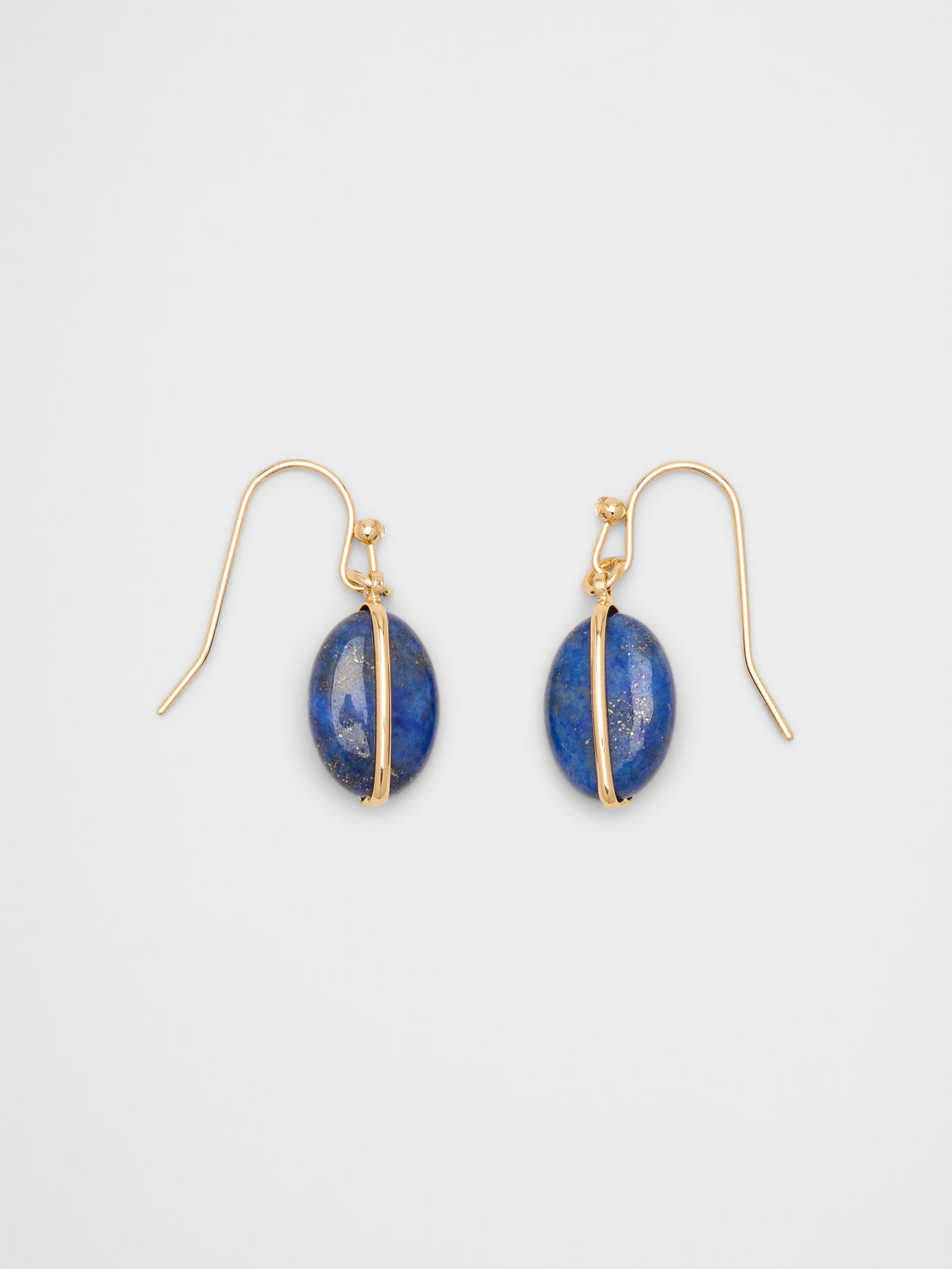 Lapis Bar Drop Earrings