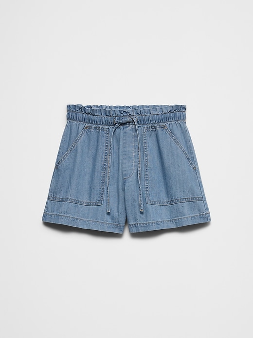 Banana Republic High Waisted Baggy Jean Shorts Mid-Rise Baggy Jean