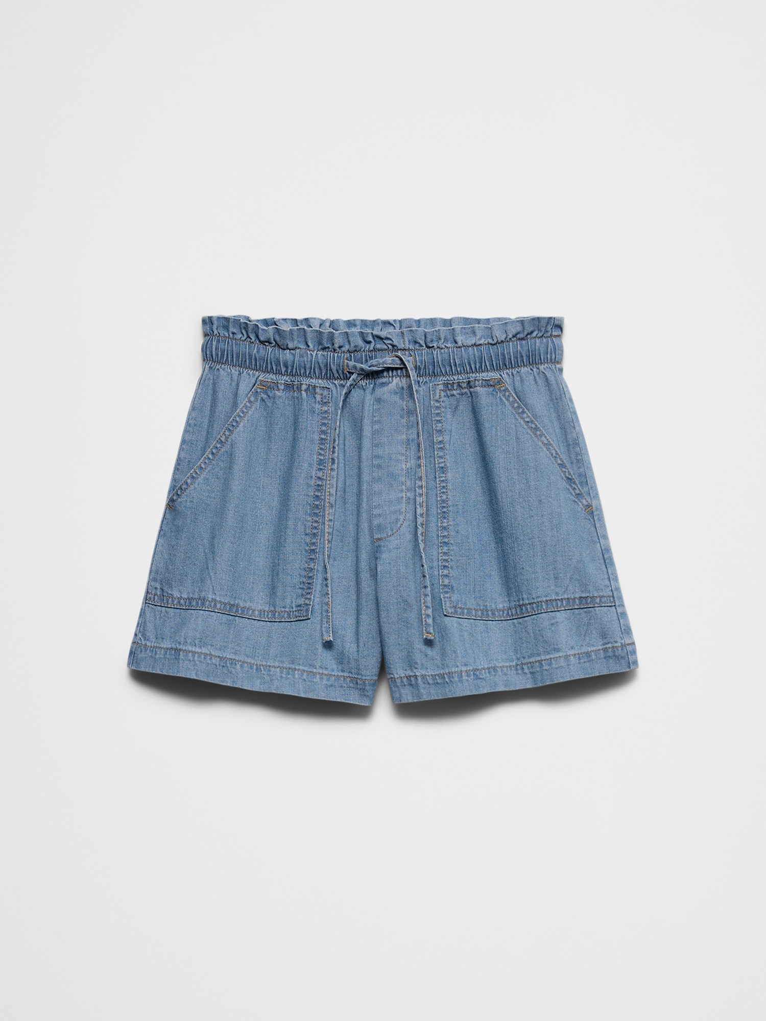 Image number 4 showing, Mid-Rise Summerweight Denim Pull-On Short