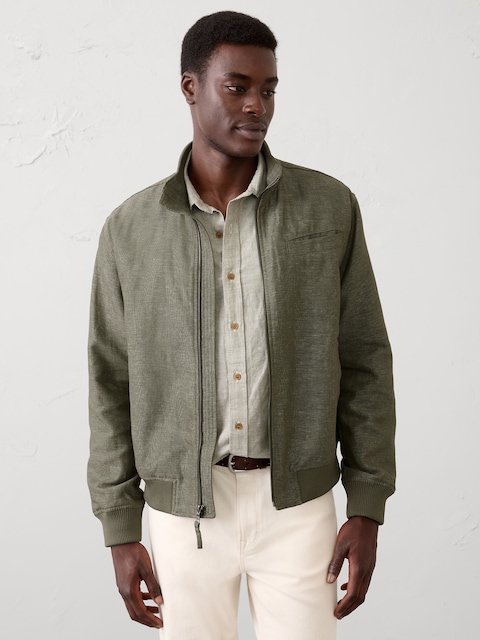 Cotton-Linen Bomber