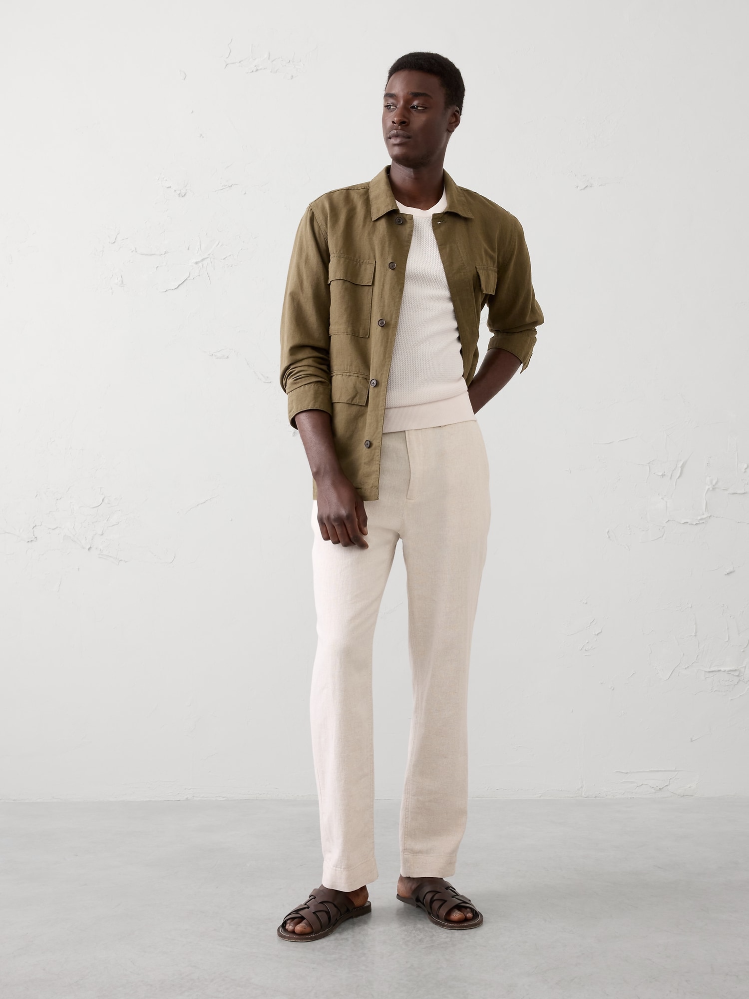 Image number 3 showing, Slim-Fit Textured Sweater T-Shirt