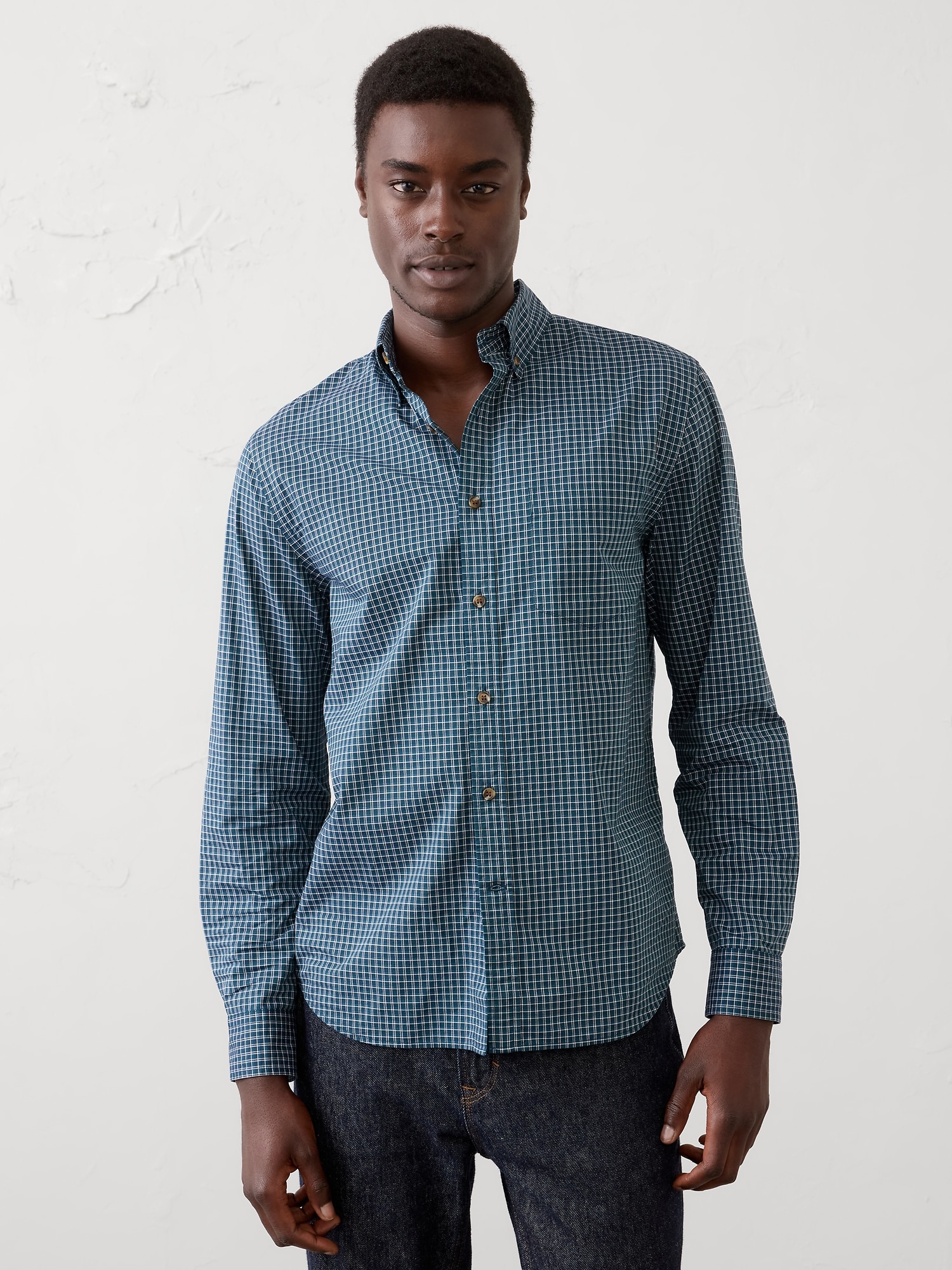 Slim-Fit Softwash Cotton Shirt