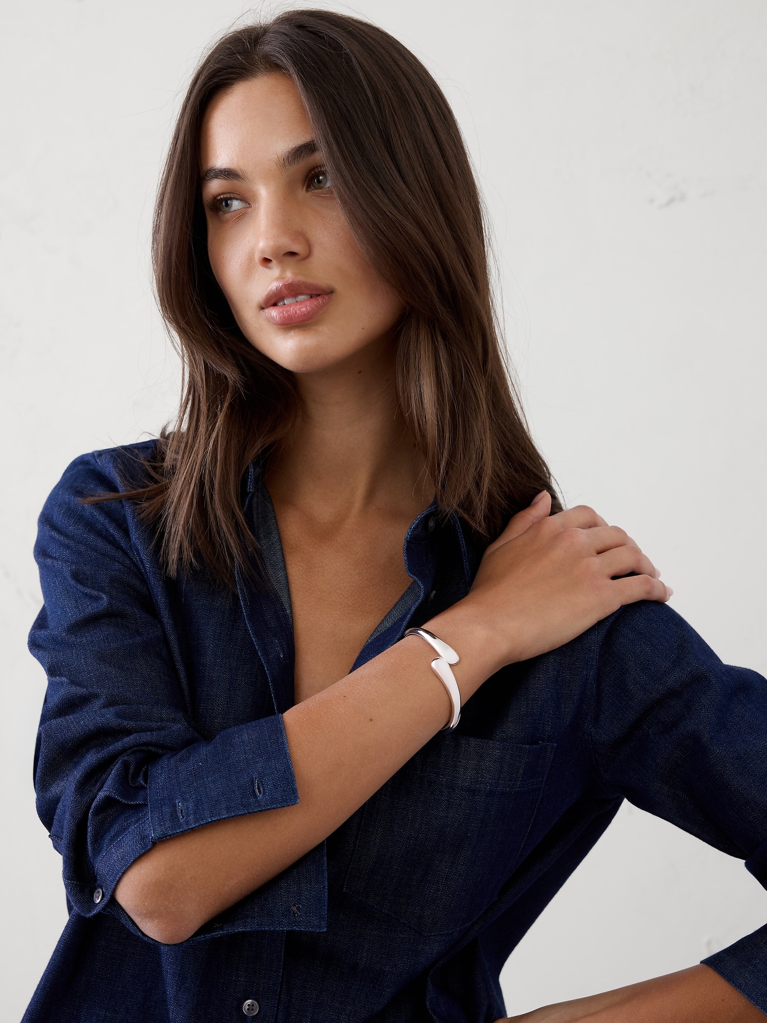 Image number 4 showing, Modern Curved Cuff