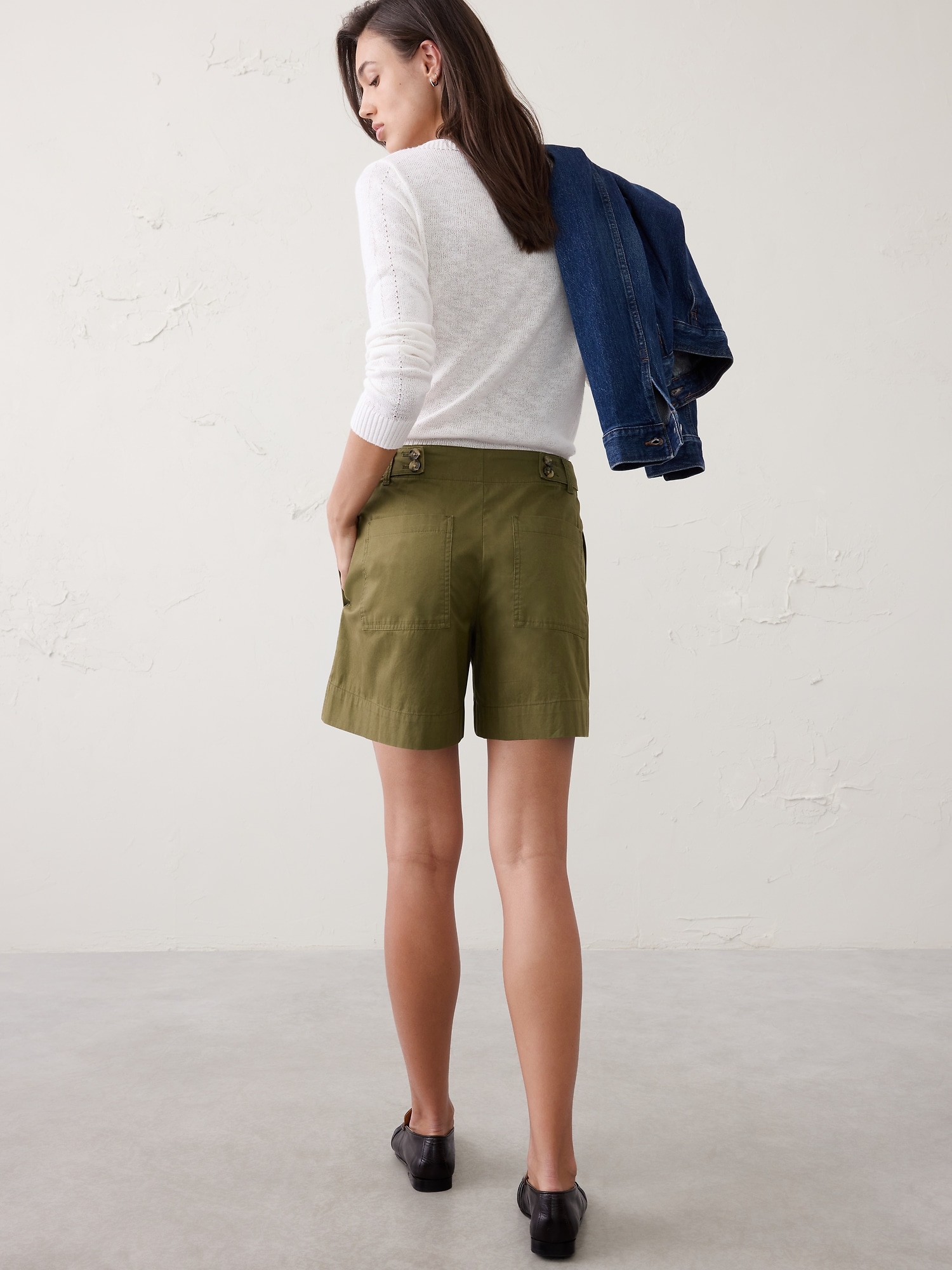Image number 2 showing, High-Rise Twill Utility Short