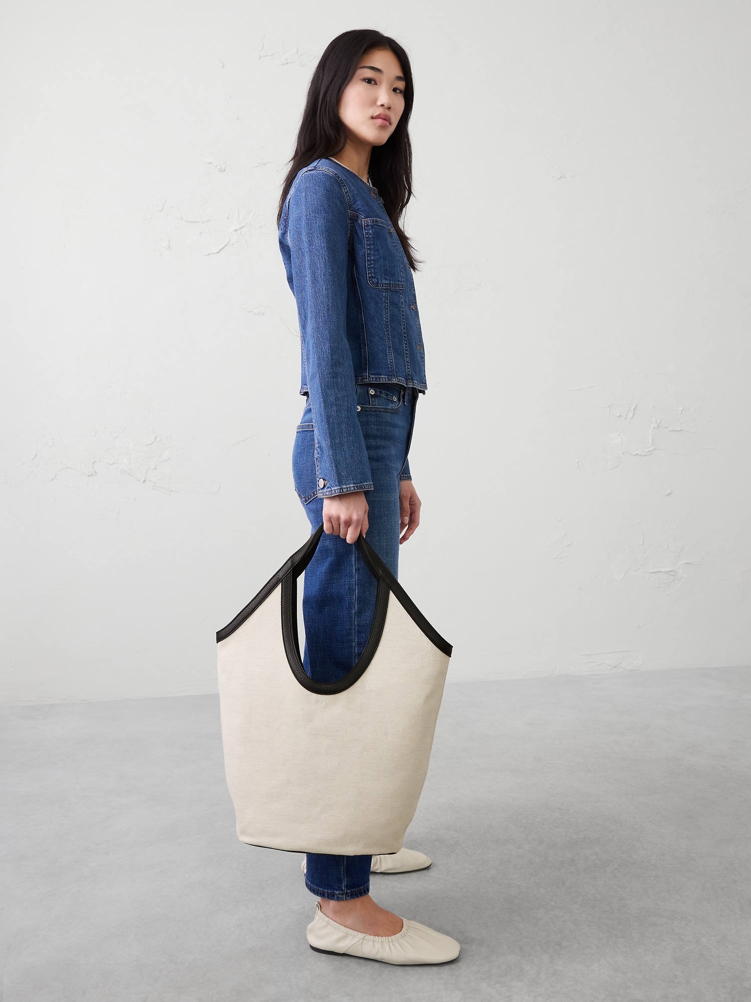 Image number 2 showing, Canvas Hobo Tote