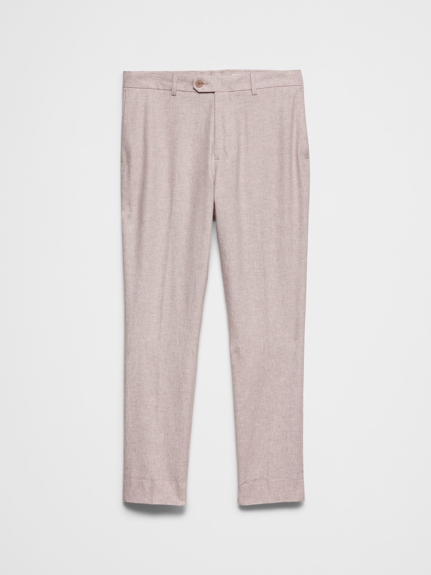 Image number 4 showing, Tailored-Fit Linen-Blend Suit Trouser