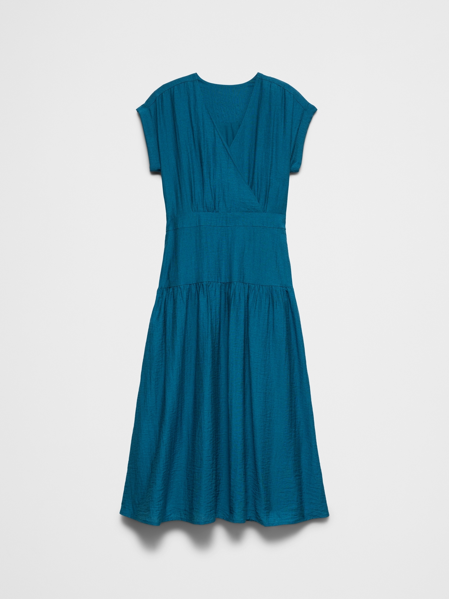 Image number 4 showing, Gathered Tiered Midi Dress