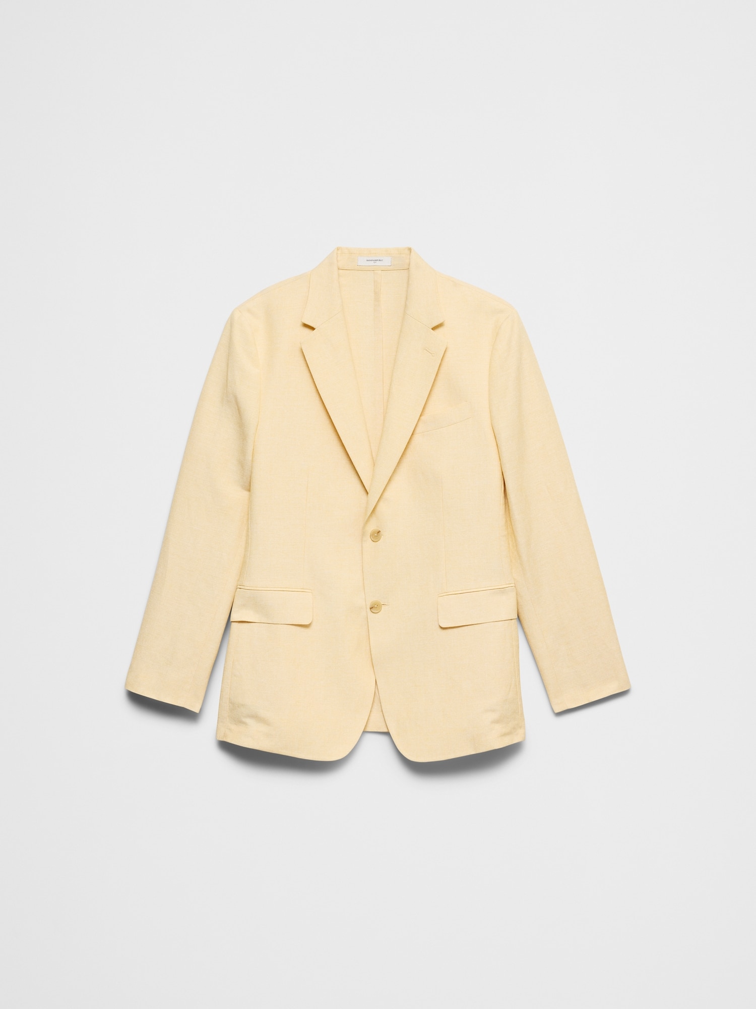 Image number 4 showing, Tailored-Fit Linen-Blend Suit Jacket