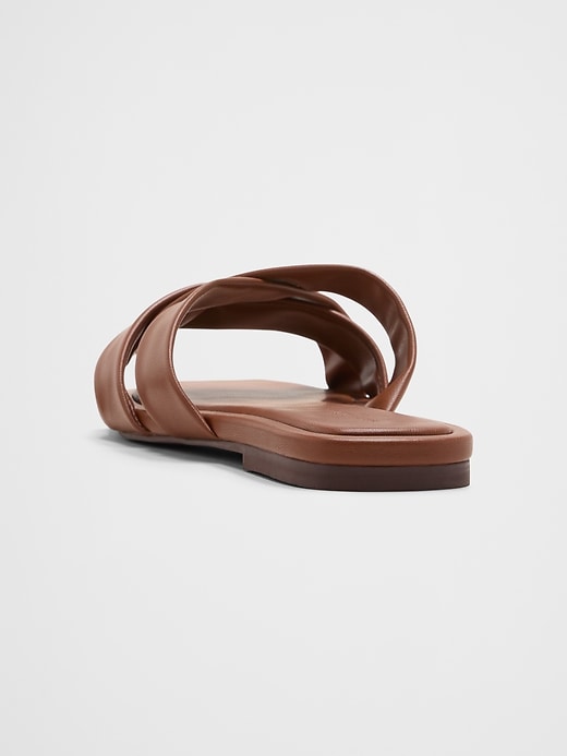Vegan Leather Crossover Sandal | Banana Republic Factory display picture 1