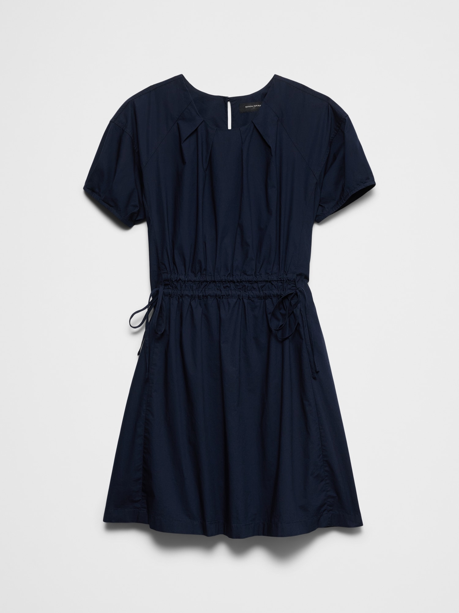 Image number 4 showing, Poplin Pleated Mini Dress
