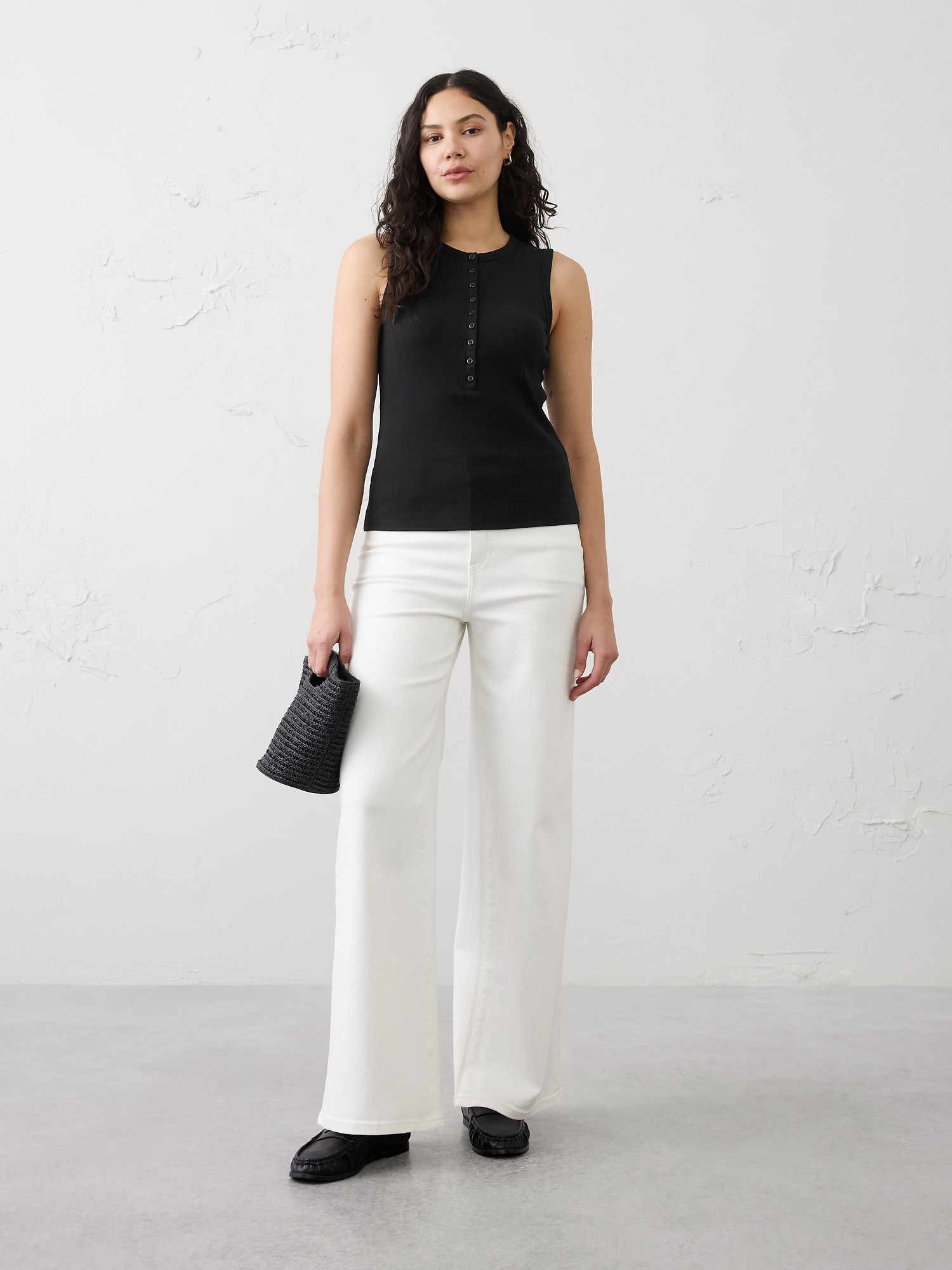 Image number 1 showing, Ribbed Henley