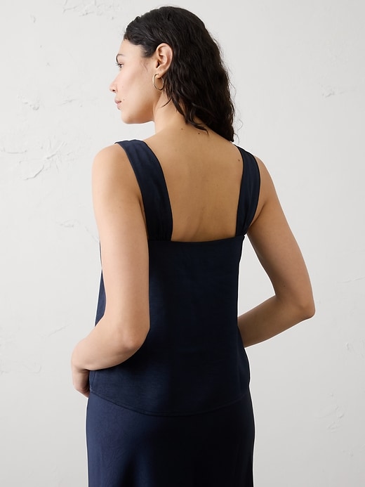 Image number 2 showing, Knotted V-Neck Top