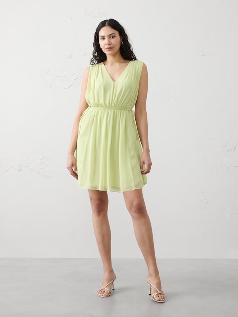 Side-Tie Mini Dress