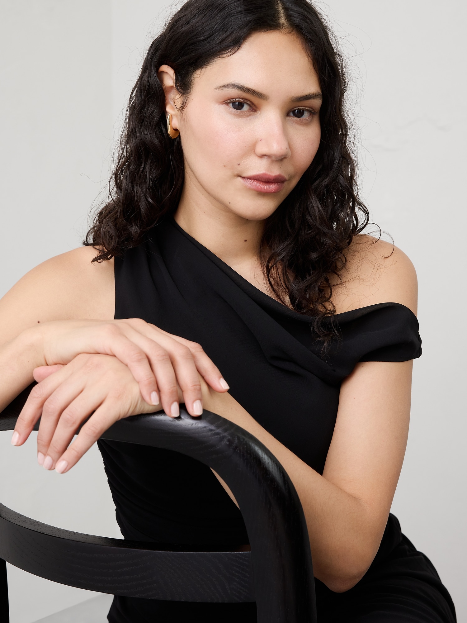 Image number 2 showing, Resin Metal Hoop Earrings (3 Pack)