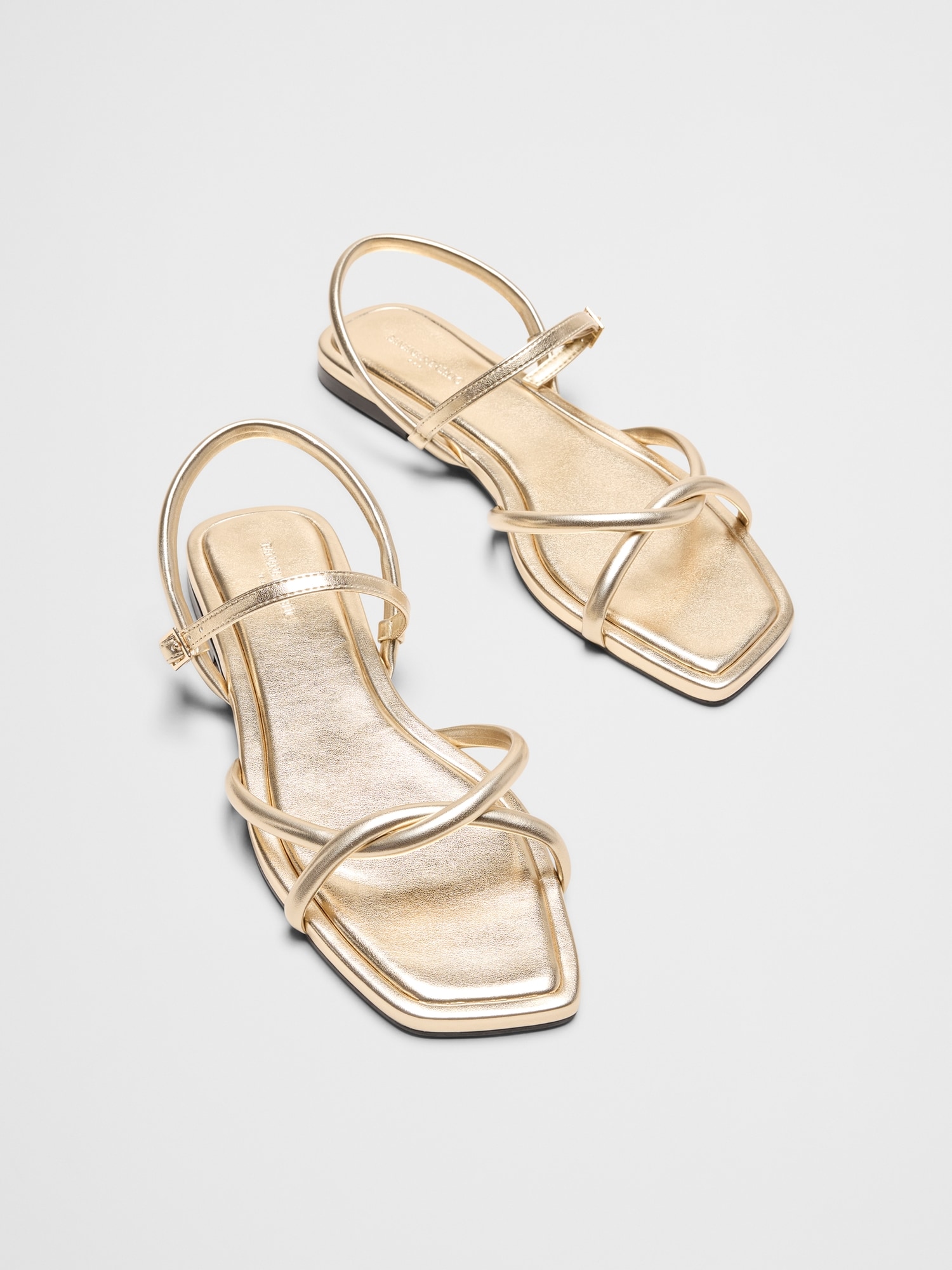 Image number 2 showing, Vegan Leather Tubular Strappy Sandal