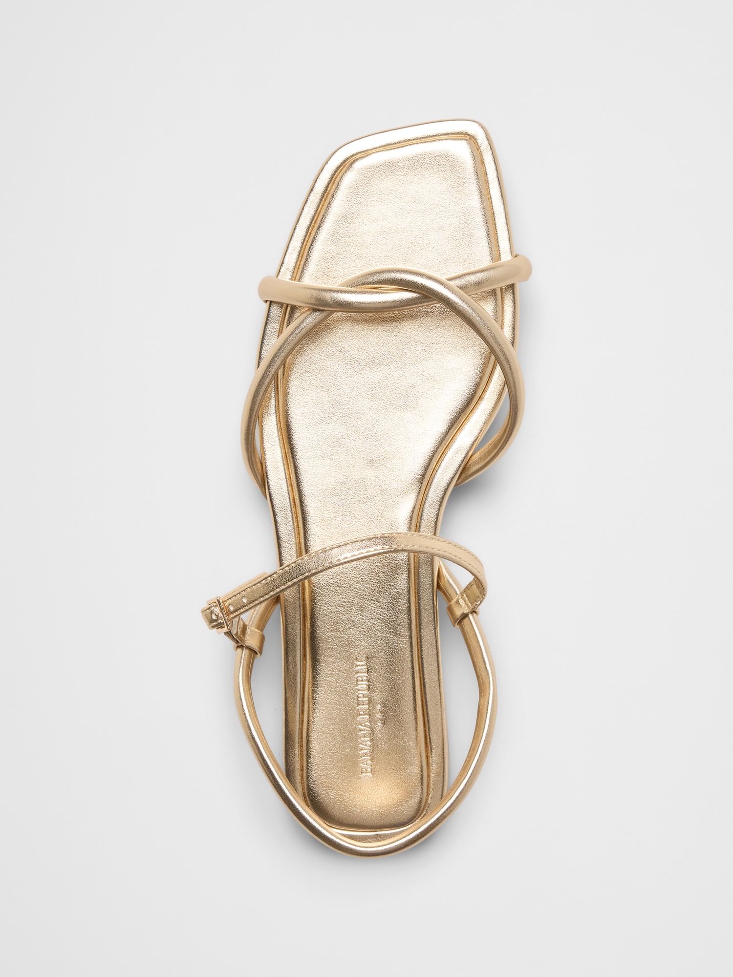 Image number 4 showing, Vegan Leather Tubular Strappy Sandal